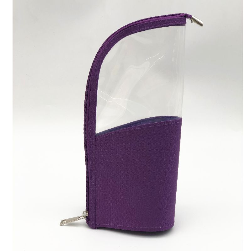 กรณีผู้ถือแปรงแต่งหน้า Upstanding กระเป๋าแปรงแต่งหน้า Deformable