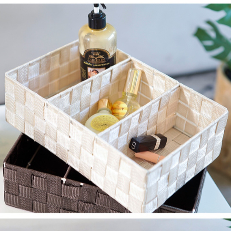 - ตะกร้าผ้าทอมือโพรพิลีน