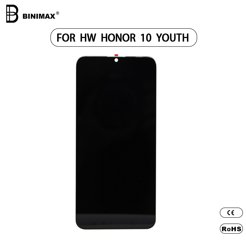 BINIMAX ชุดประกอบโทรศัพท์มือถือหน้าจอ TFT LCD แสดงผลสำหรับ HW honor 10 เยาวชน