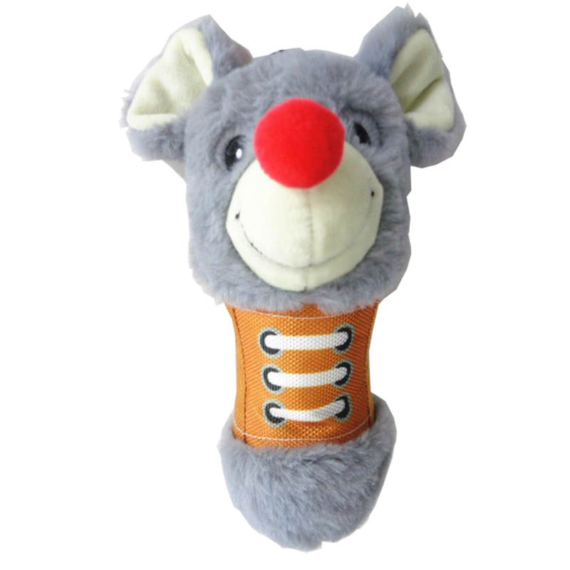 การออกแบบใหม่ตุ๊กตาสัตว์เลี้ยงของเล่นสุนัขเคี้ยวของเล่นที่มี squeaker