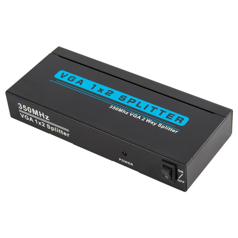 350MHz 2 Way VGA 1x2 Splitter รองรับ 1080p