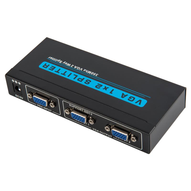 350MHz 2 Way VGA 1x2 Splitter รองรับ 1080p
