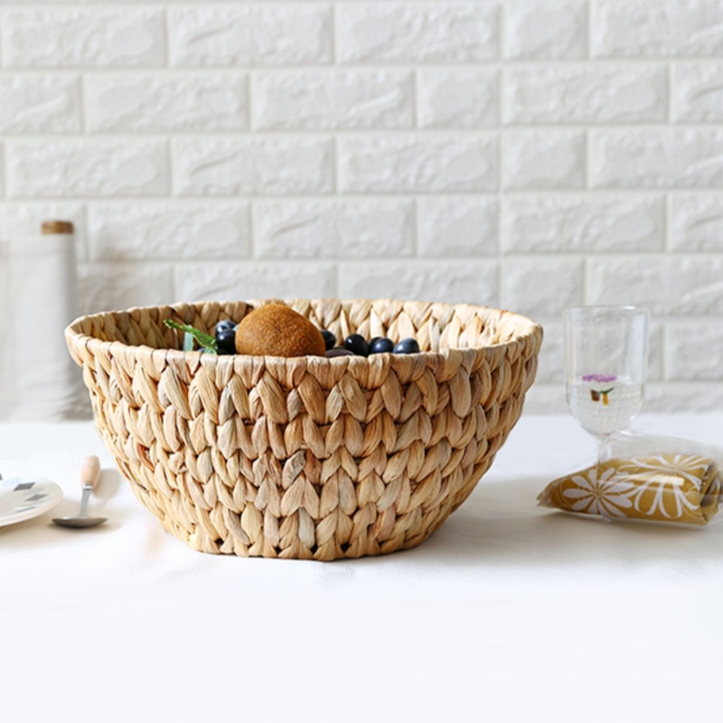 ตะกร้าผักตบชวาสาน