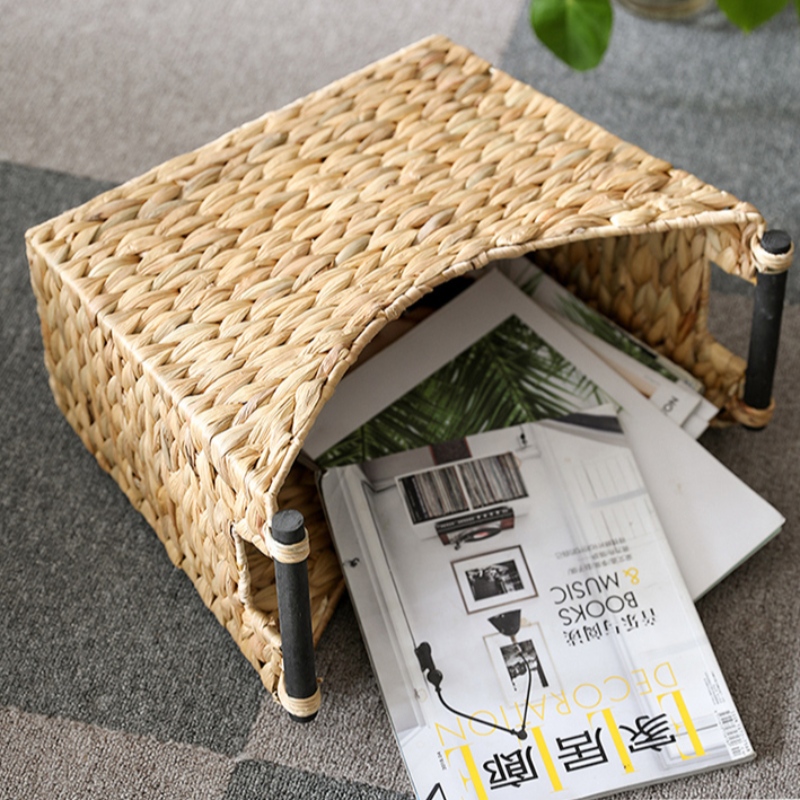 ชุดตะกร้าผักตบชวา 2 ตะกร้า