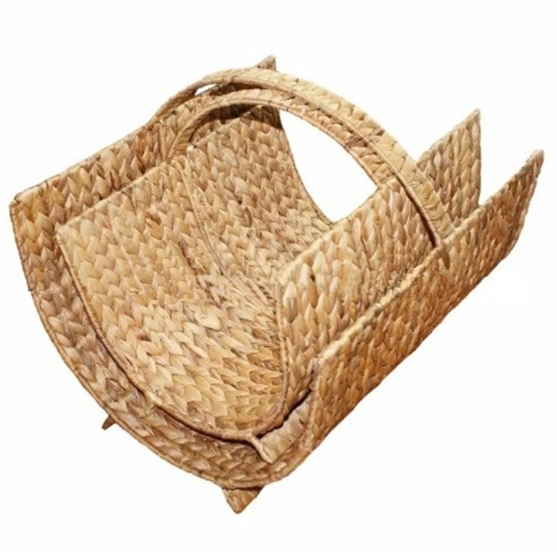 ตะกร้าเก็บนิตยสารพร้อมที่จับ