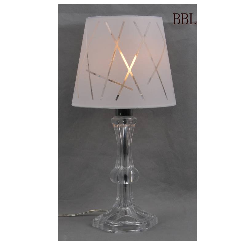 ผ้าปิดบังโปร่งใสอะคริลิคโคมไฟโต๊ะ