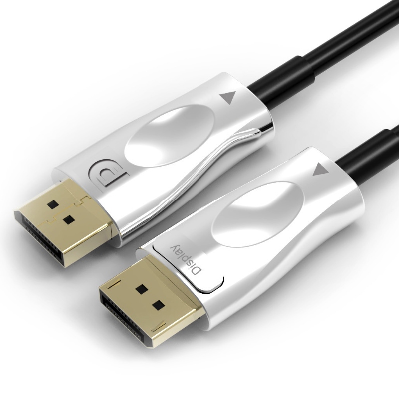 ราคาถูกสาธารณะแสดงพอร์ต 1.4.aoc สายเคเบิลใยแก้วนําแสงสนับสนุน 8K@60hz 3D