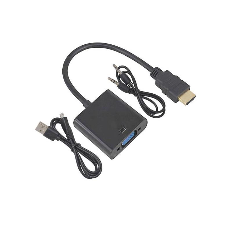 1080p HDMI vga-15 เซนติเมตรสายเคเบิลเสียง 3.5 มิลลิเมตร USB ชาร์จขนาดเล็ก