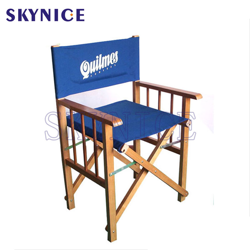 Hot Sale Custom Logo Foldable Canvas Wooden Director Chairs