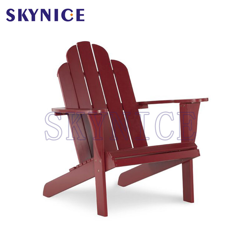 Wooden Adirondack Chair สำหรับสวนพักผ่อน