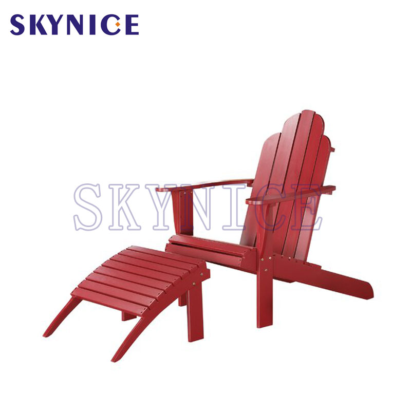 Wooden Adirondack Chair สำหรับสวนพักผ่อน