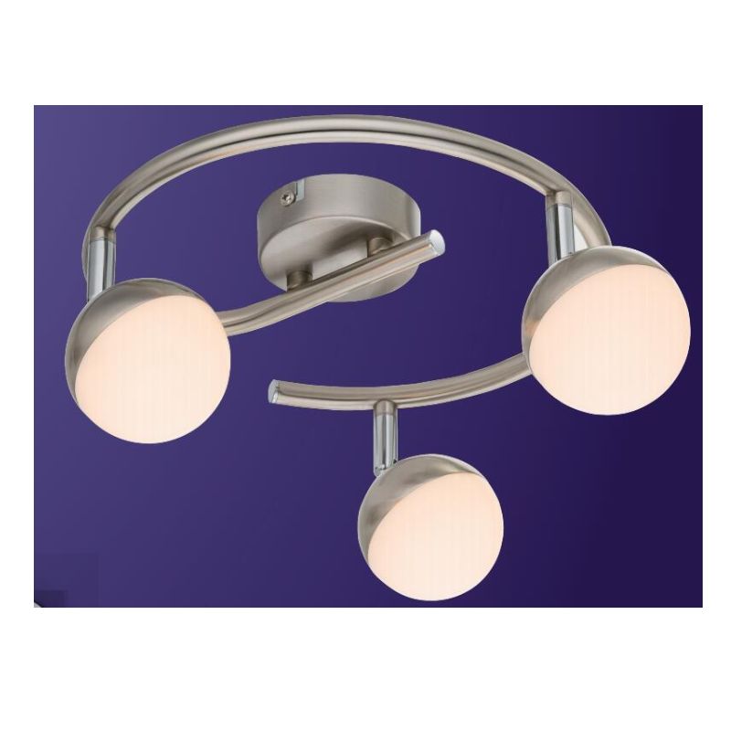 ไฟ LED แรงดันสูงสปอตไลต์ -3 พร้อมเฉดสีพลาสติกครึ่งทรงกลม