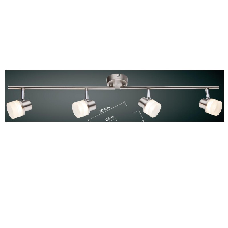 ไฟ LED แรงดันสูงสปอตไลท์ -4 พร้อมโป๊ะพลาสติก