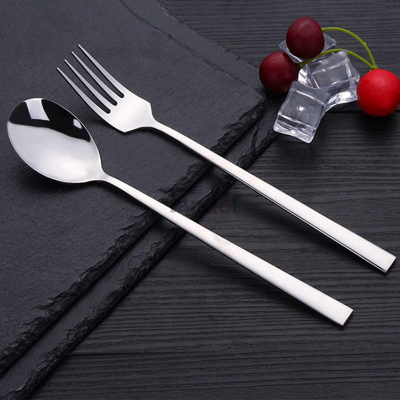 หน้าแรกสินค้าชุด Fstainless Steel 18/10 สไตล์เกาหลีชุดช้อนส้อมเกาหลีและช้อนส้อมเกาหลี