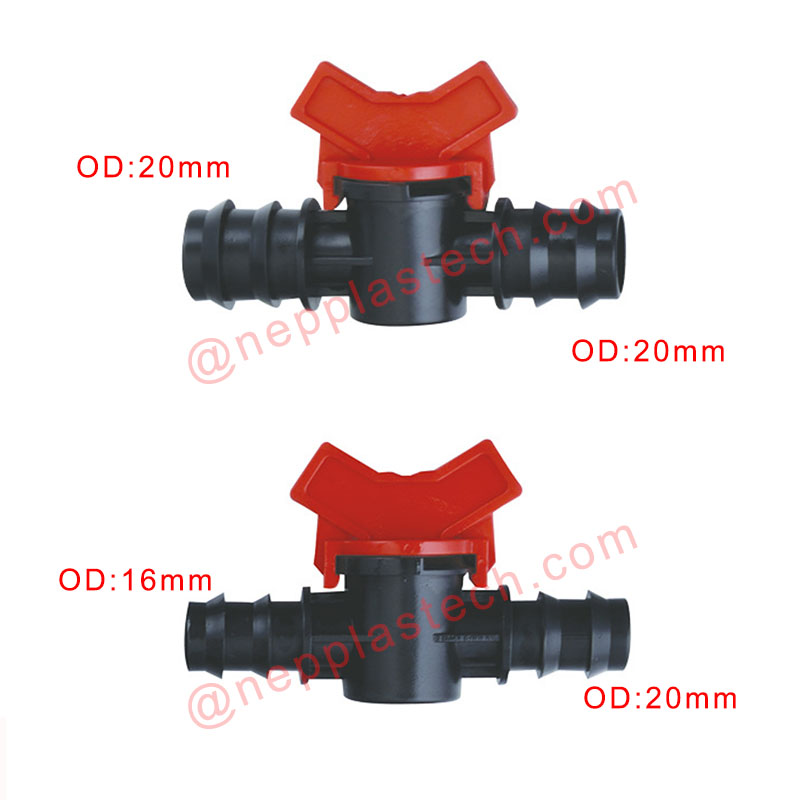 สวนชลประทานพลังงานแสงอาทิตย์อัตโนมัติหยดท่อวาล์วการเกษตรชลประทานเทปหยดเชื่อมต่อวาล์ว