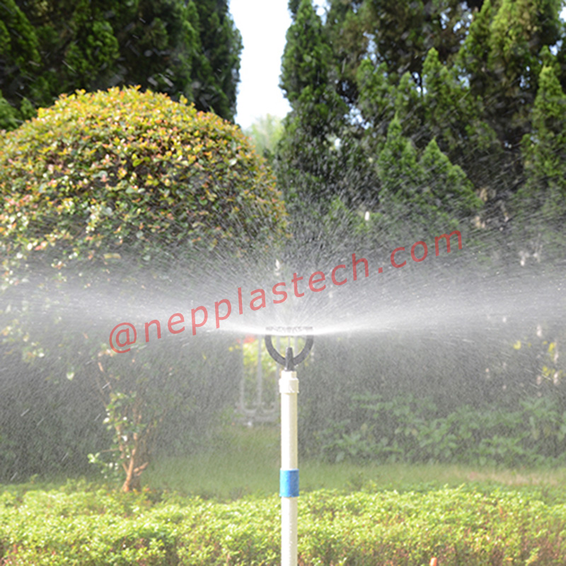 ครึ่งนิ้วภูมิทัศน์ชลประทานหักเหแสงหัวฉีดสนามหญ้าอัตโนมัติชลประทานพลาสติกผีเสื้อหัวฉีดสเปรย์