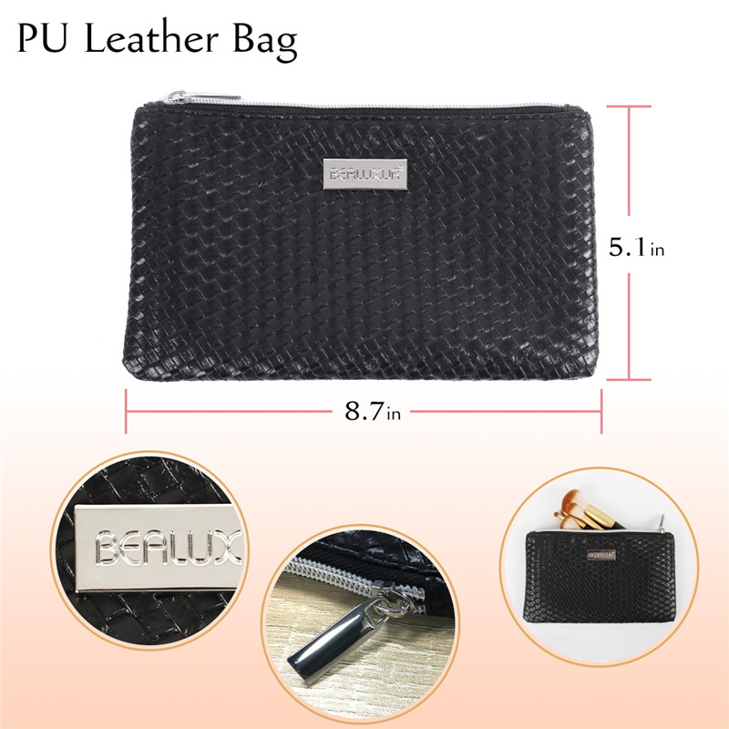 ชุดแปรงแต่งหน้า， 11pcs แปรงแต่งหน้าแปรงขนสังเคราะห์ระดับพรีเมี่ยมแป้งผสมรองพื้นปัดแก้ม Contour คอนซีลเลอร์ลิปอายแชโดว์ชุดแปรงพร้อมกระเป๋าเดินทางแต่งหน้า ...