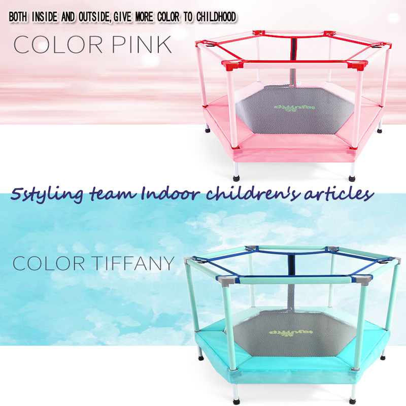 เตียงเด็กในร่มและกลางแจ้งเครือข่ายป้องกันสปริง trampoline ของเล่น