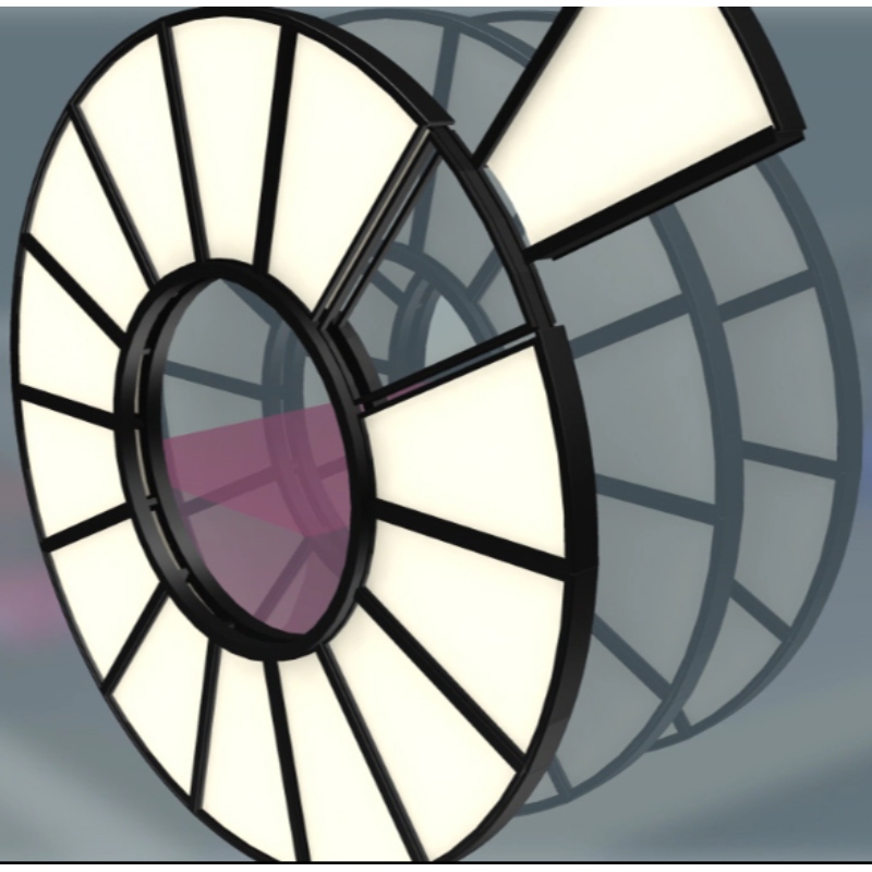 แผ่นกรองดิสก์ชนิดปิดสนิทสมบูรณ์