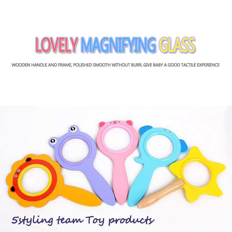 การ์ตูนแว่นขยาย dn07 แมลงผู้สังเกตการณ์เด็กการทดลองวิทยาศาสตร์ของเล่นการเรียนการสอนการปฐมพยาบาลของวิทยาศาสตร์ขนาดเล็กอนุบ...