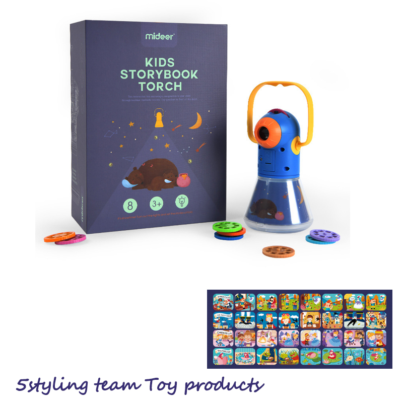Mideer Milu เด็กโปรเจคเตอร์มัลติฟังก์ชั่เรื่องราวสามในหนึ่งดาวนอนหลับแสงกลางคืนของเล่นส่องสว่าง
