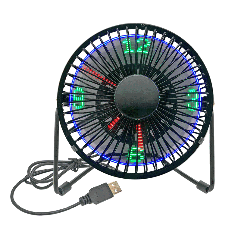พัดลมตั้งโต๊ะ USB LED (4 นิ้ว) 4A