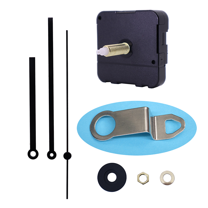 นาฬิกาควอทซ์เคลื่อนไหวและตัวชี้วัดนาฬิกาสีดำ