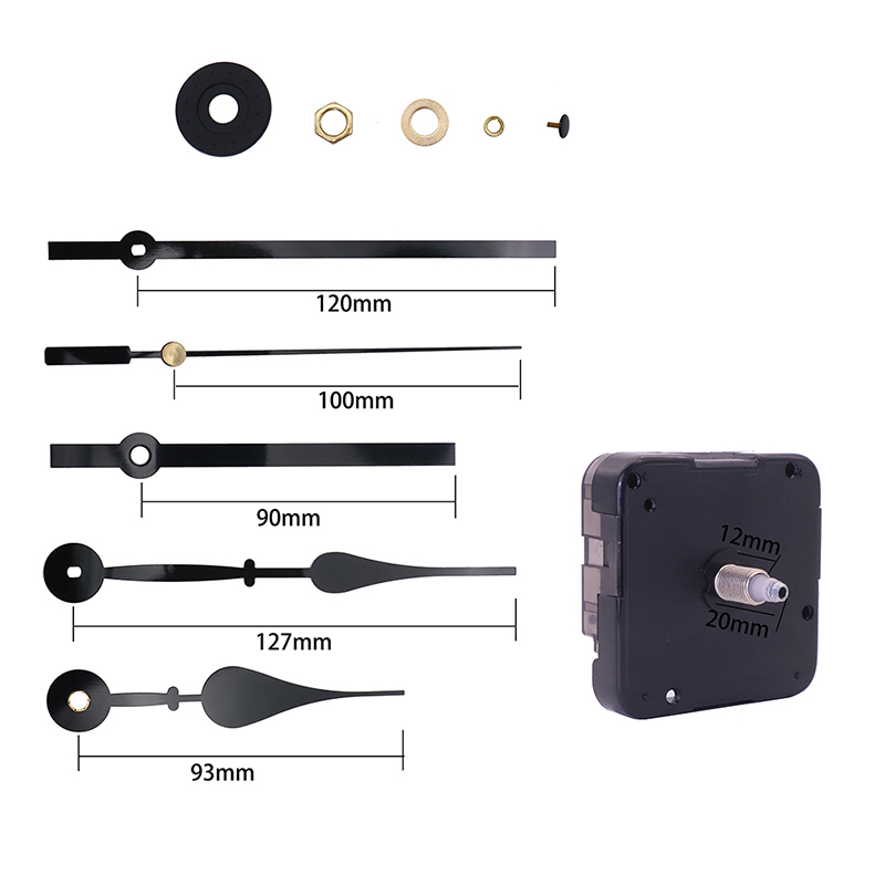 นาฬิกาควอทซ์มิลลิเมตรเครื่องและตัวชี้นาฬิกา