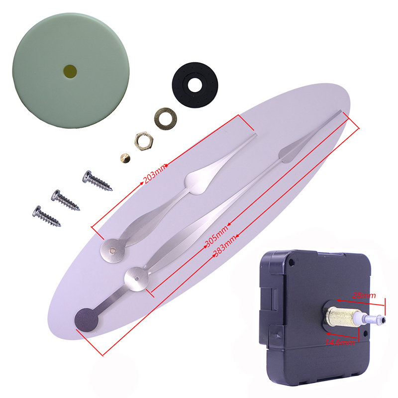 เครื่องนาฬิกาเคลื่อนไหว HR1688-23mm และ HR01086 นาฬิกาแขวนเข็มนาฬิกาแบบสีขาว