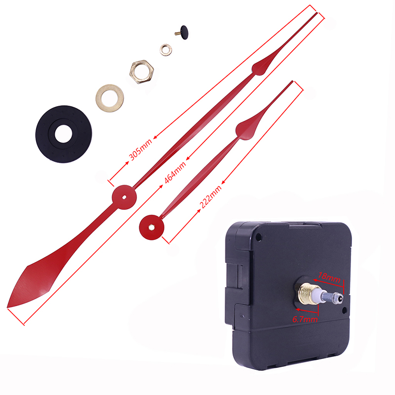 ขายส่ง 15mm แรงบิดขนาดใหญ่ฉันเพลานาฬิกาแขวนเคลื่อนไหวด้วยเข็มนาฬิกา