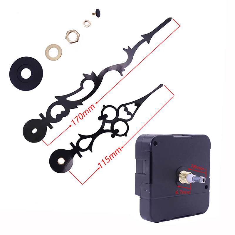 ขายส่ง 15mm แรงบิดขนาดใหญ่ฉันเพลานาฬิกาแขวนเคลื่อนไหวด้วยเข็มนาฬิกา