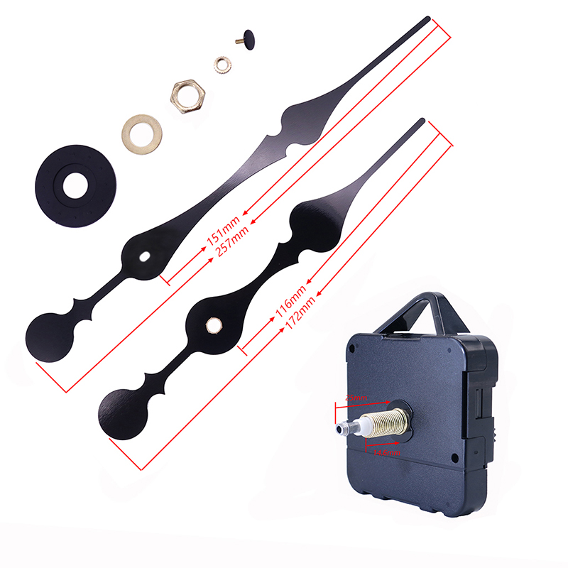 แรงบิดสูงฉันแกนนาฬิกาย้ายผนังและตัวชี้นาฬิกา