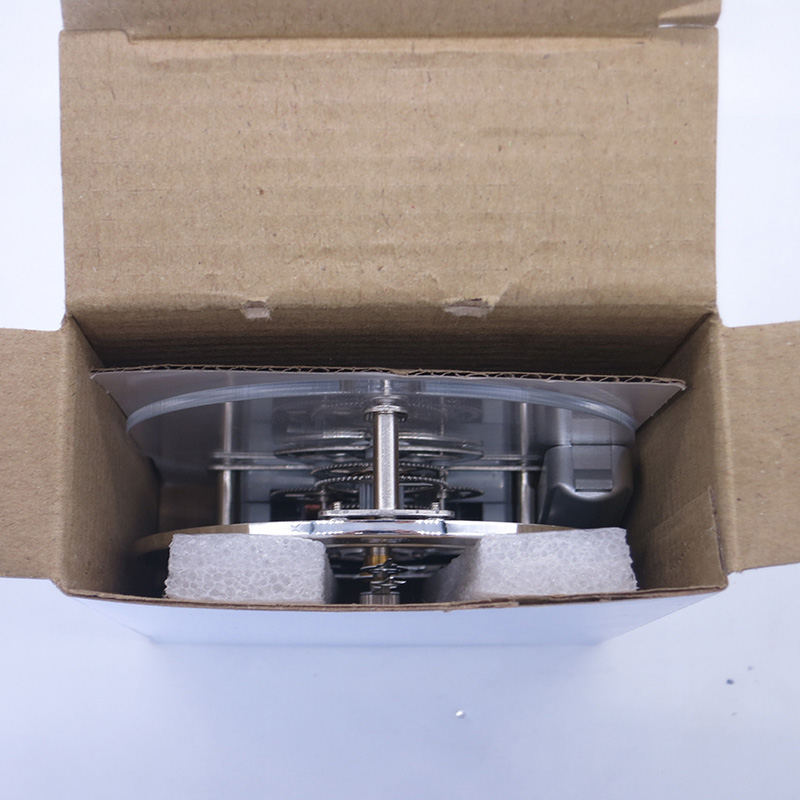 ผู้ผลิต chiinese 86MM เงินโครงกระดูกนาฬิกาแทรก