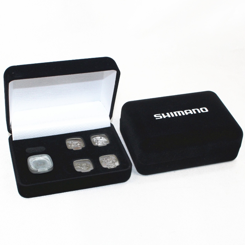 ผลิตภัณฑ์ d-26l กล่องกุญแจมือกลมกำมะหยี่คลิปเนคไท น้ำหนักประมาณ 65g สำหรับ iPhone