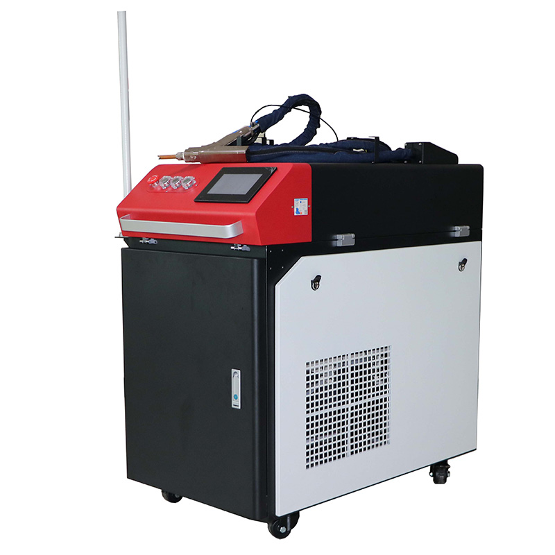 โยกเยกหัว 1000W เลเซอร์ไฟเบอร์ออปติกแบบพกพาพร้อมหัวโยกเยกสำหรับสแตนเลสอลูมิเนียมทองแดงเหล็กโลหะ