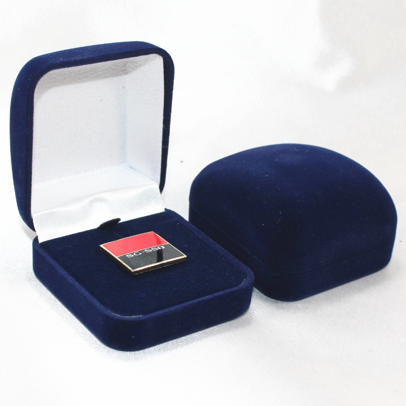 รายการ F-2 กล่องกำมะหยี่ทรงกลมสำหรับใส่เหรียญ, เหรียญและเหรียญขนาดเล็ก, มม. 52 * 57 * 34 น้ำหนักประมาณ 27 กรัม