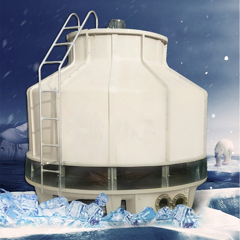 หอทำความเย็นให้บริการอุตสาหกรรมเครื่องทำความเย็นประสิทธิภาพหอน้ำเย็น