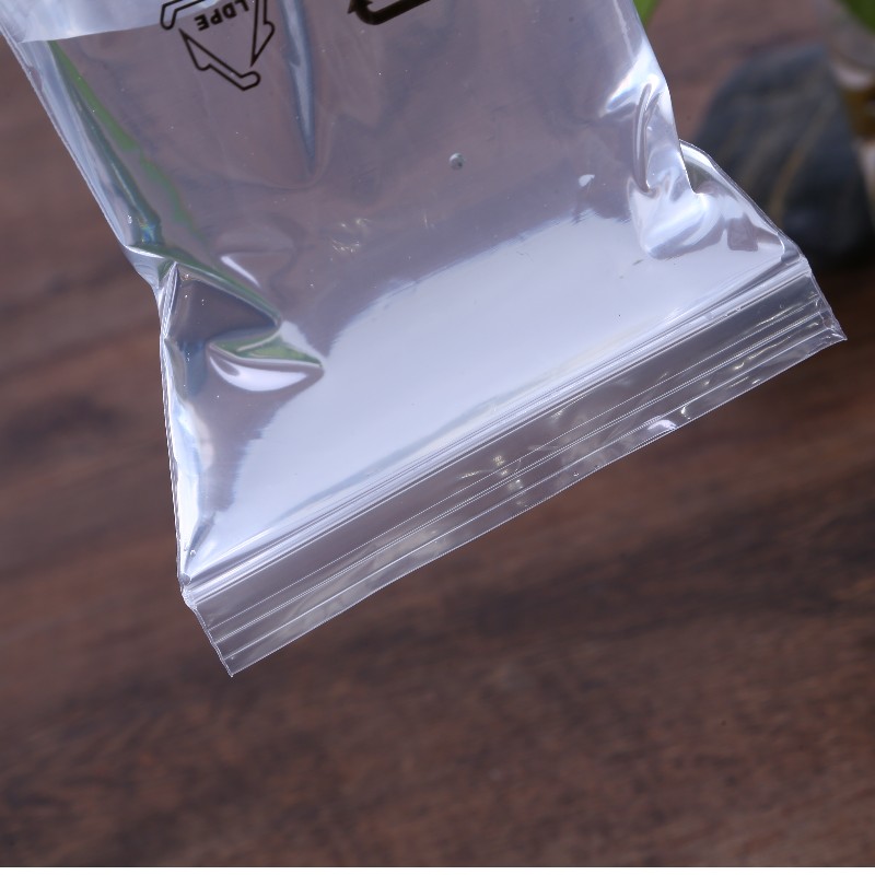 LLDPE เองโปร่งใสถุงปิดผนึกด้วยตนเอง