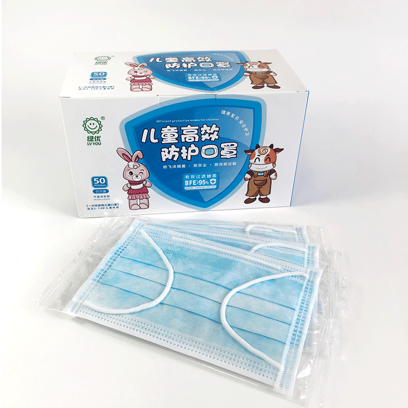 หน้ากากเด็กใช้แล้วทิ้ง