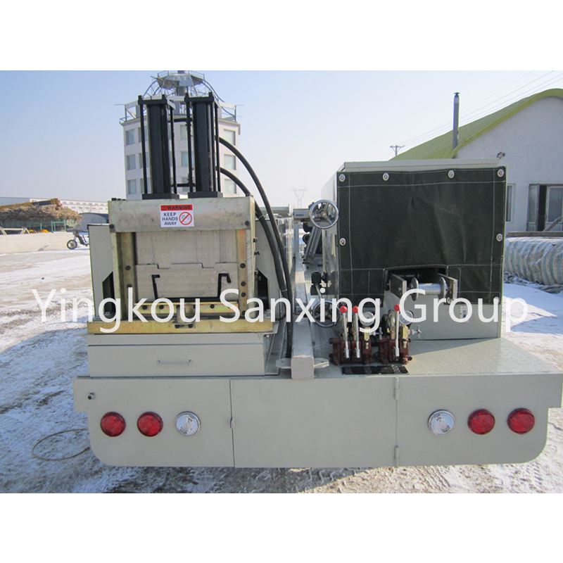 เครื่องขึ้นรูปหลังคาไม่มีคานโค้ง