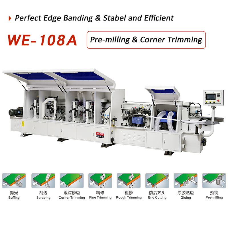 WE108A เครื่องขอบอัตโนมัติ