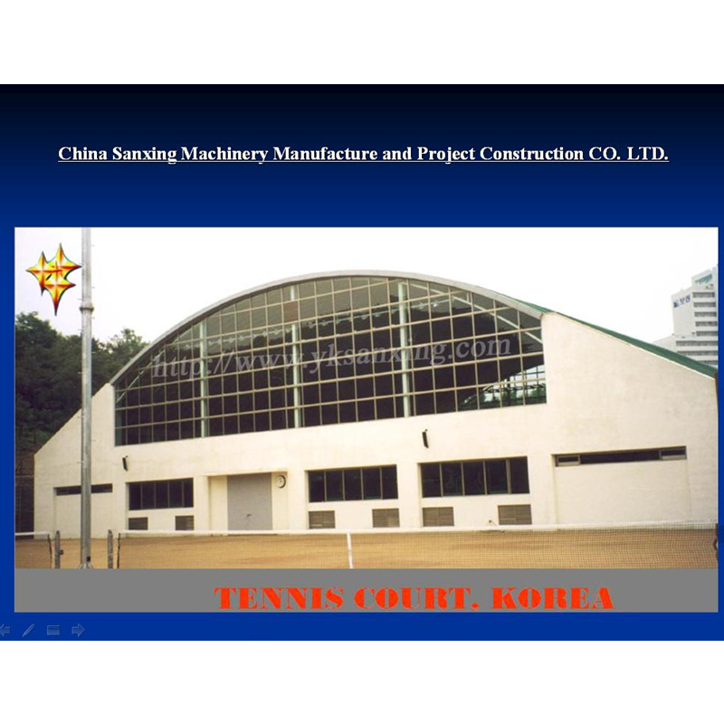 sx-acm-1000-400 เครื่องขึ้นรูปหลังคาไม่มีคานโค้ง