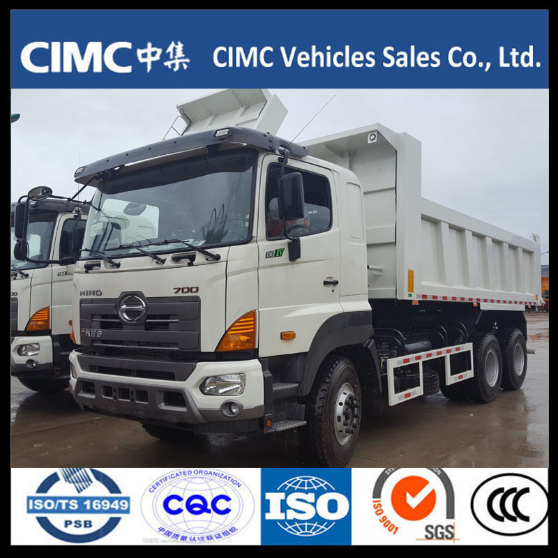 China Hino 700 6 * 4 350HP รถดัมพ์