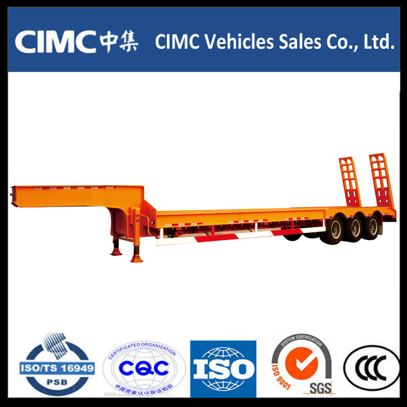 CIMC 3 Axle 70 ton Low Bed Semi Trailer