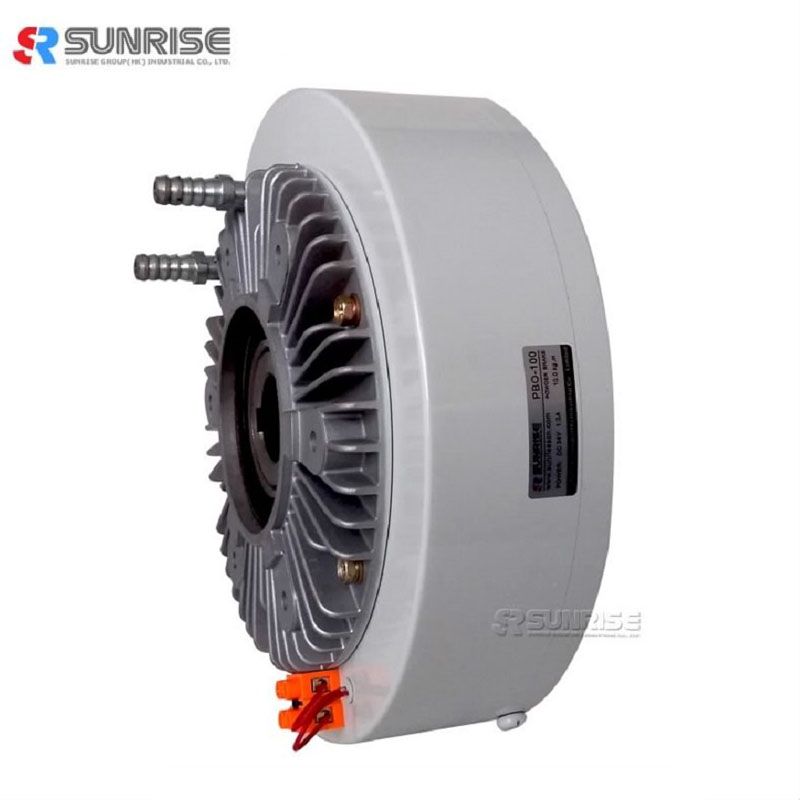 SUNRISE เบรคและคลัทช์ผงแม่เหล็กแรงบิดสูงสำหรับเครื่องตัดและเครื่อง Rewinder PBO ซีรี่ส์