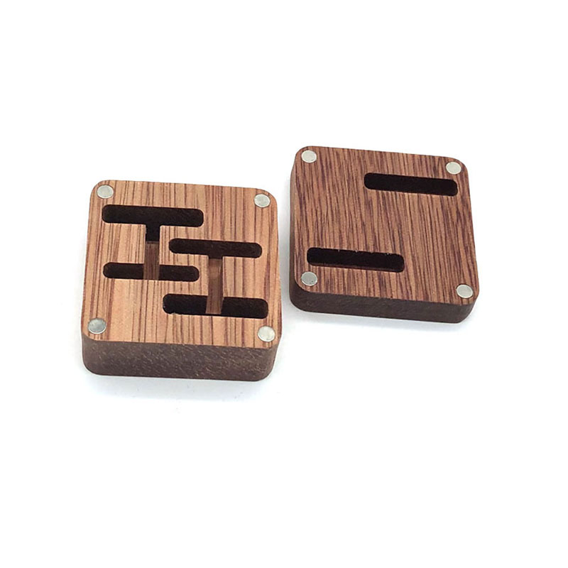 Custom Cufflink เครื่องประดับกล่องไม้