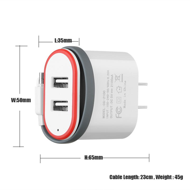 OEM โลโก้ล่าสุดอุปกรณ์มือถือเร็วสุดอย่างรวดเร็วของสหภาพยุโรปเสียบ 5 โวลต์ USB ชาร์จสำหรับโทรศัพท์ Android หลายชาร์จ USB ผนังชาร์จ