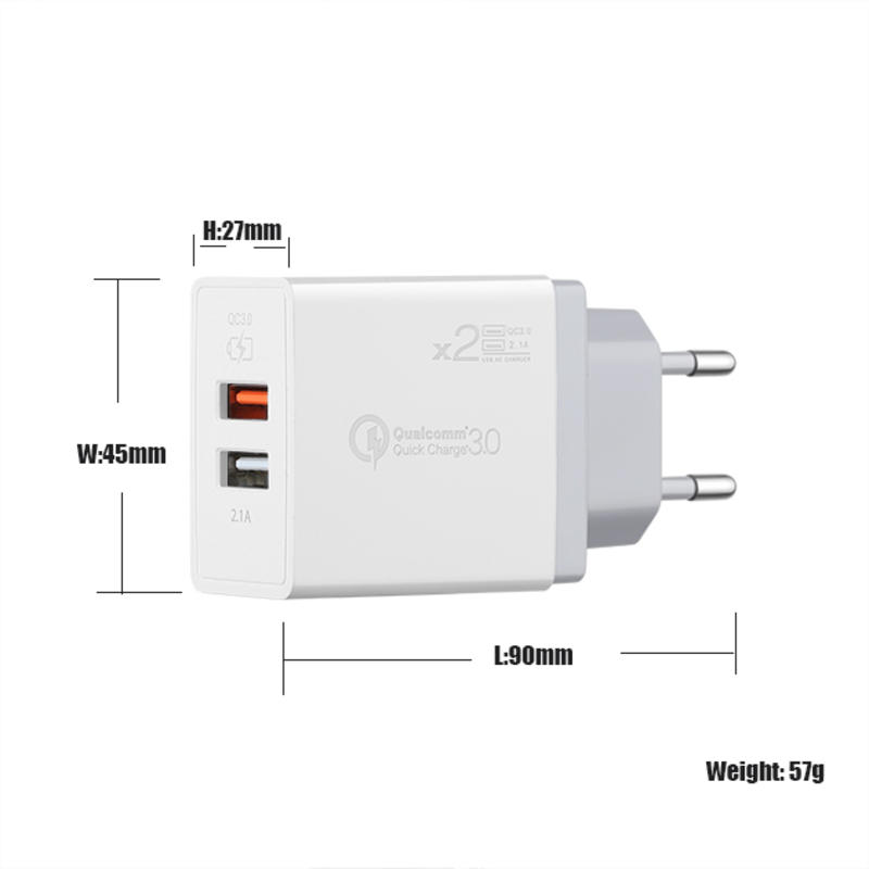 เครื่องชาร์จมัลติฟังก์ชันทั่วไปสำหรับชาร์จอย่างรวดเร็วของ USB และ C
