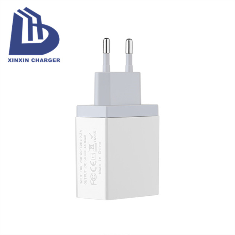4 พอร์ต USB ผนังอะแดปเตอร์ชาร์จชาร์จโทรศัพท์มือถืออย่างรวดเร็วหลายพอร์ต usb เครื่องชาร์จ