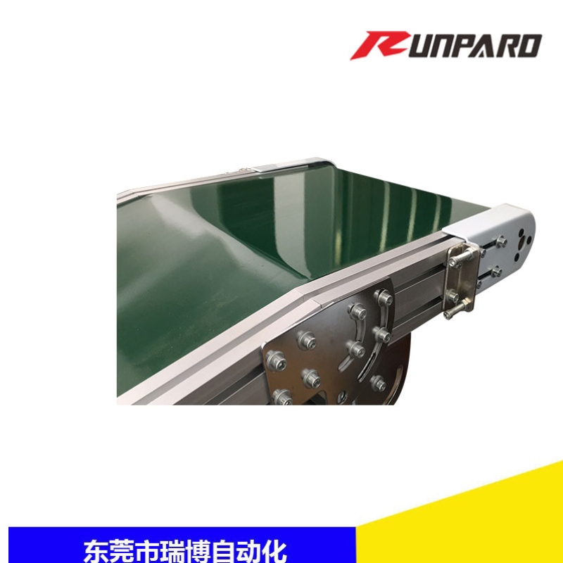 สายการประกอบอุตสาหกรรมสายพานลำเลียง PVC สีเขียวสำหรับการประชุมเชิงปฏิบัติการ